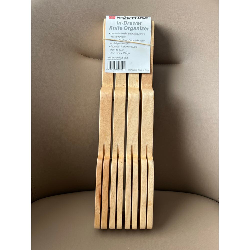 Wusthof Drawer Wood 7 Knife Organizer Wood